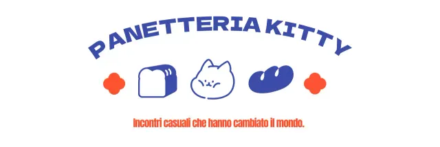 Disegnate una simpatica borsa della spesa per panetteria con un simpatico personaggio di gatto