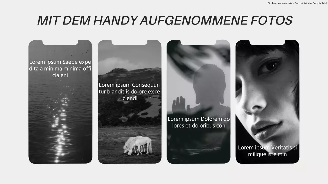 Beige und Grau Moderne Ästhetik Fotocollage Promotion