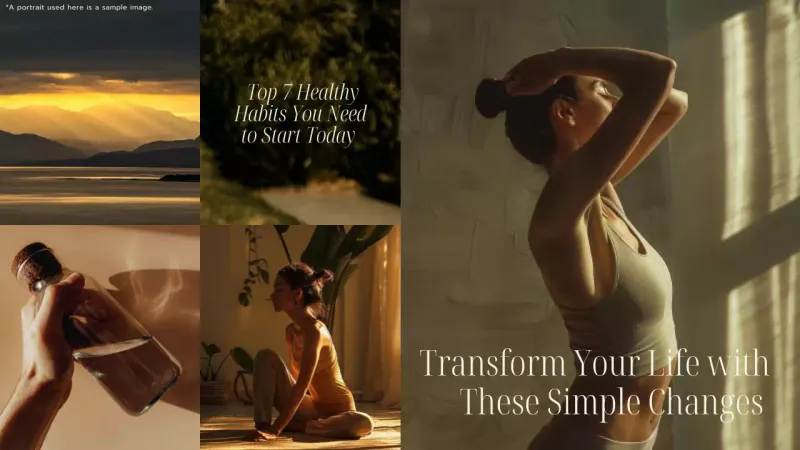 Beige Minimal Wellness Guide YouTube Thumbnail