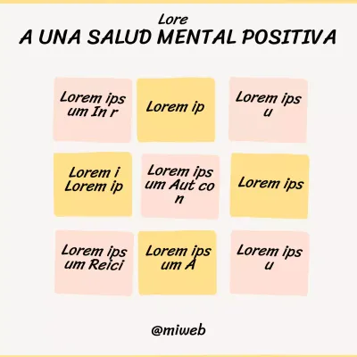 Beige sencillo 9 Pasos para una salud mental positiva Material didáctico