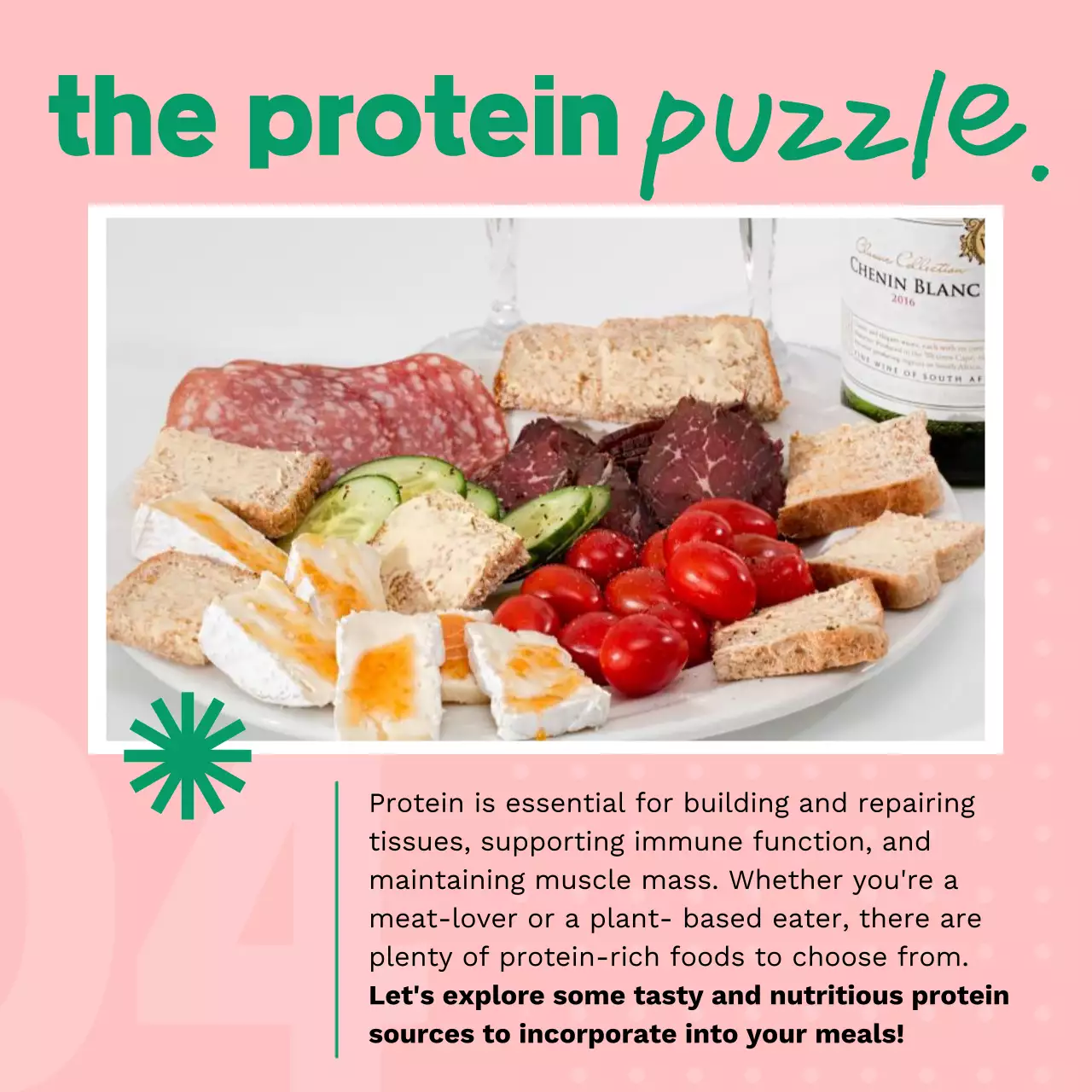 Green Modern Health Promotion Social Media Post