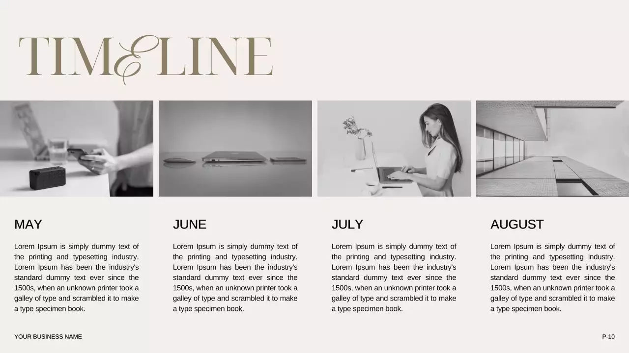 Beige Elegant Business Presentation