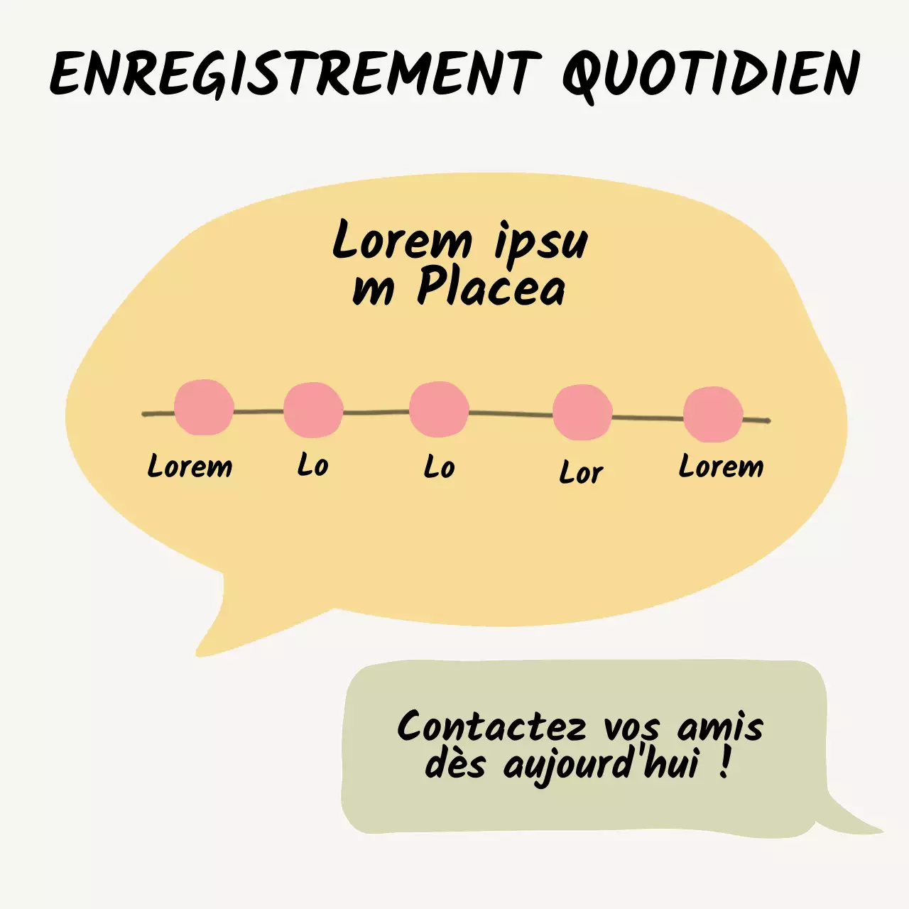 Beige simple Pastel Doodle Mental Health Check In Class material