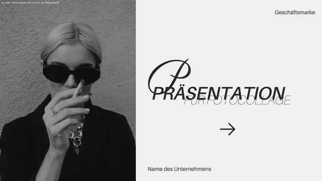 Beige und Grau Moderne Ästhetik Fotocollage Promotion