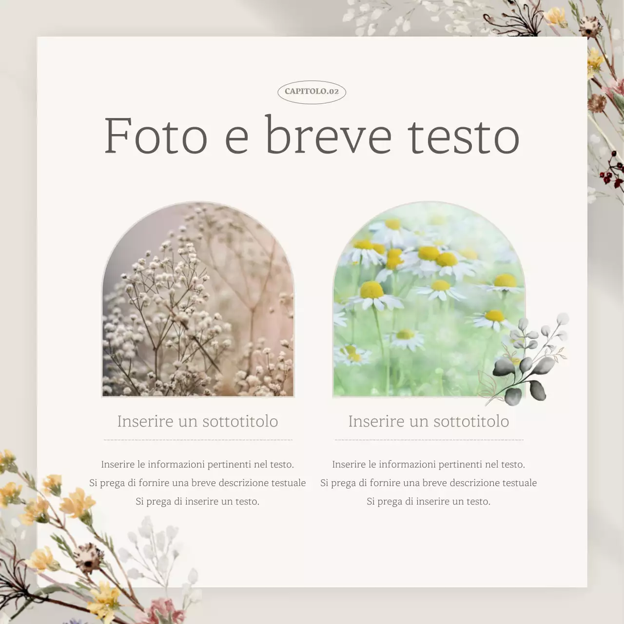 Promuovere il marketing di un marchio di classe in beige