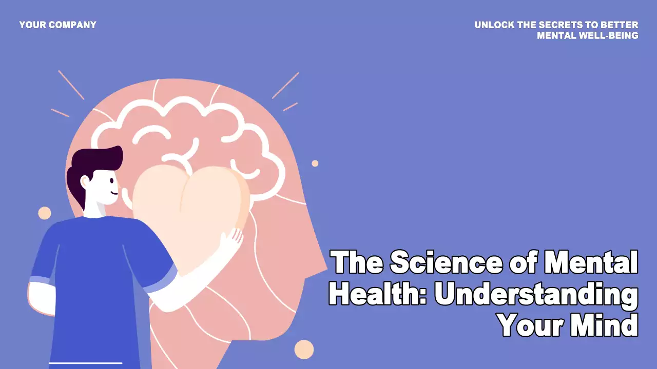 Blue Minimal Mental Health Guide YouTube Thumbnail