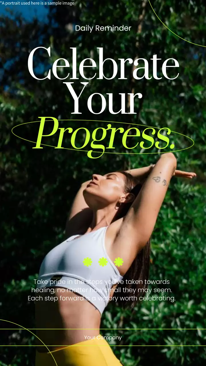 Green Minimal Progress Announcement Instagram Post