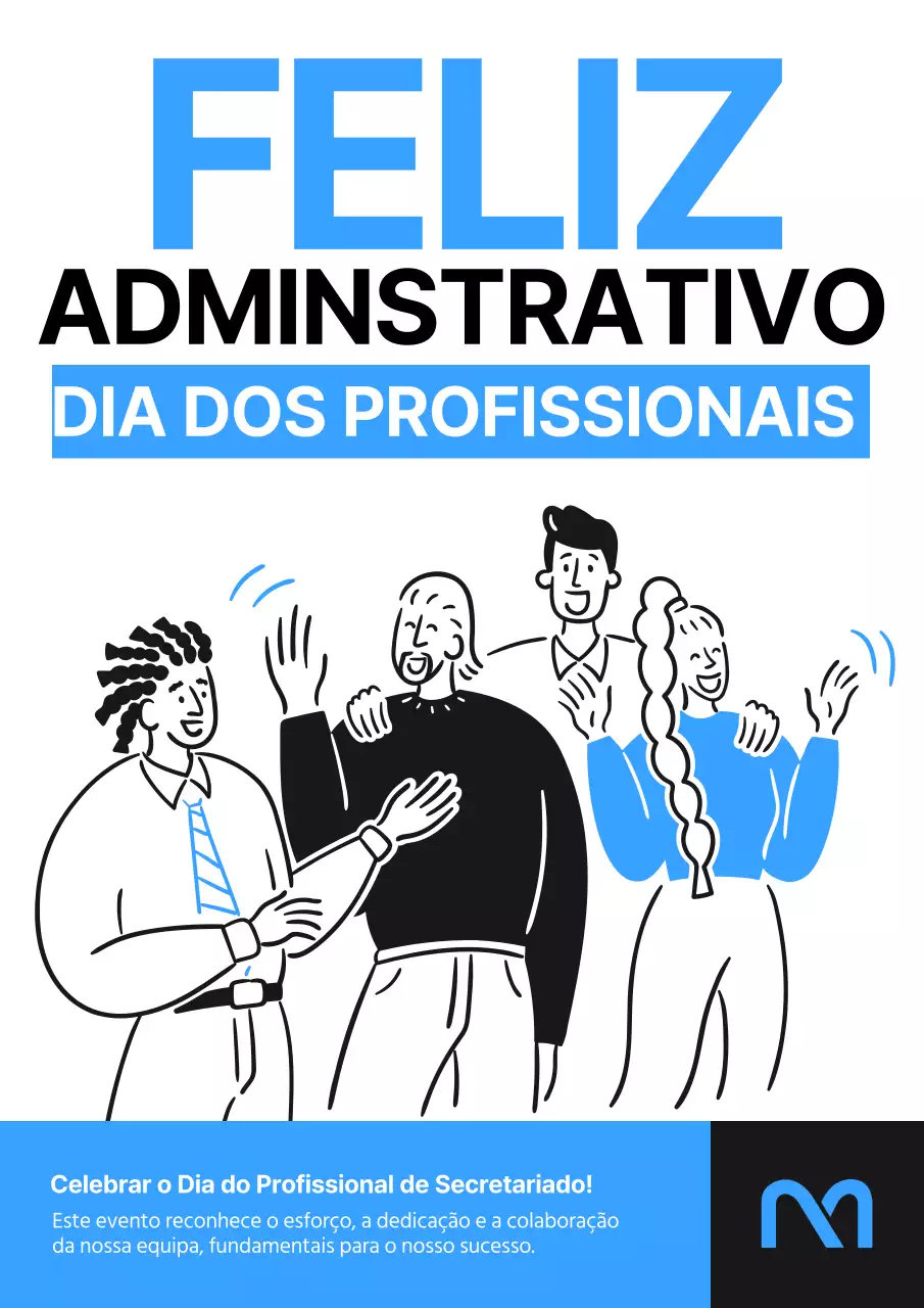 Sobre o dia da valorização do trabalho simples azul e preto