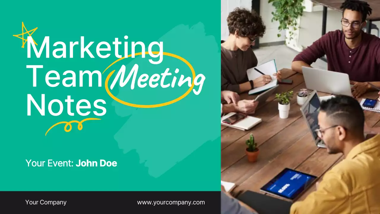 Teal Professional Meeting Guide Presentation