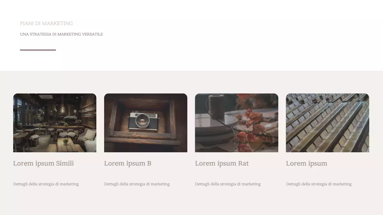 Proposta di libro per un'opera moderna in marrone