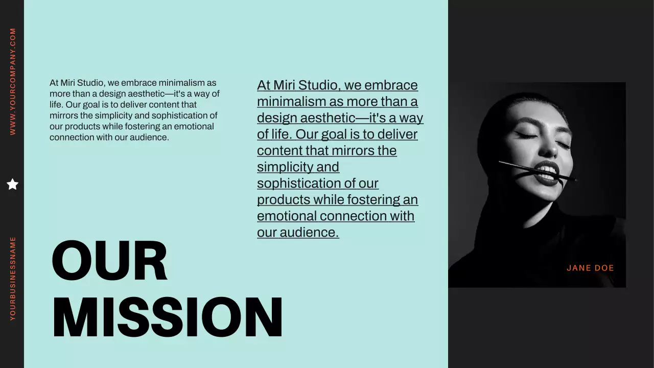 Orange Modern Business Profile Presentation