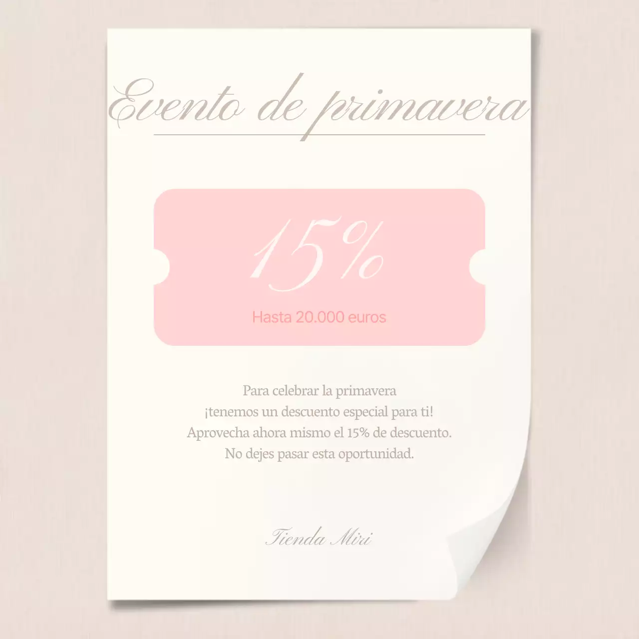 Un sencillo y emotivo vestíbulo de centro comercial en beige y marfil Tablón de anuncios