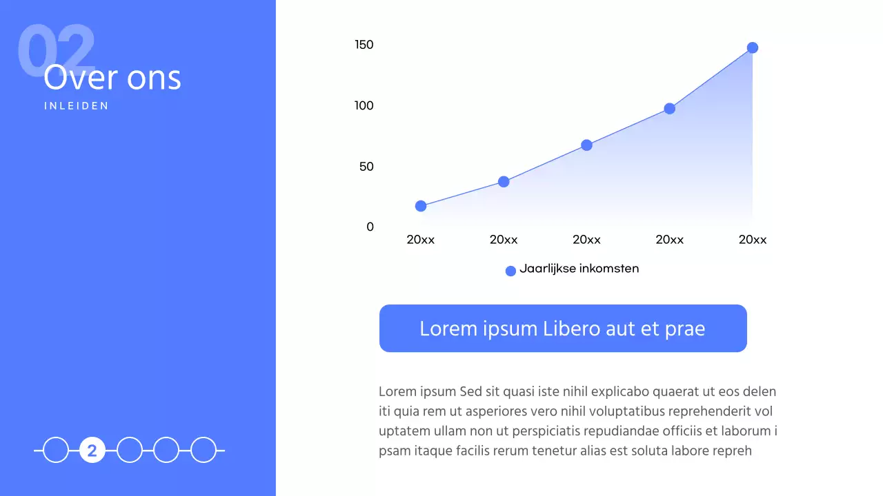 Eenvoudig voorstel voor samenwerking met influencers in blauw en wit
