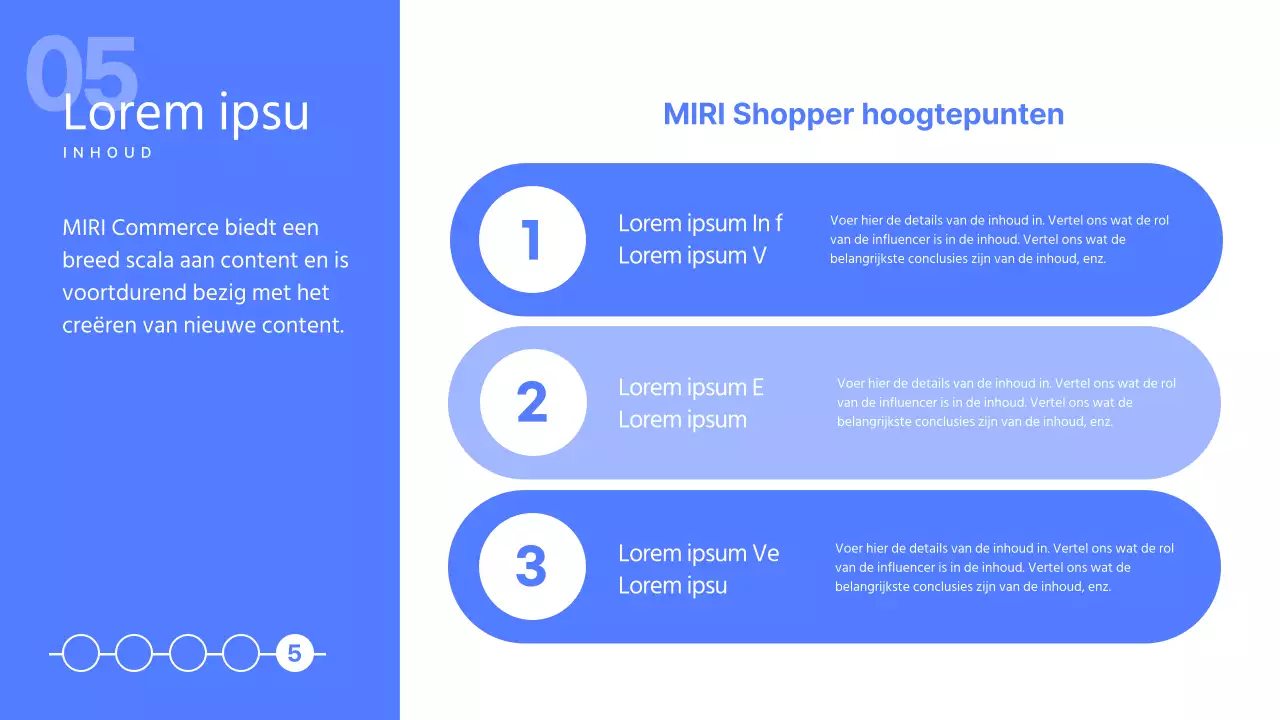 Eenvoudig voorstel voor samenwerking met influencers in blauw en wit