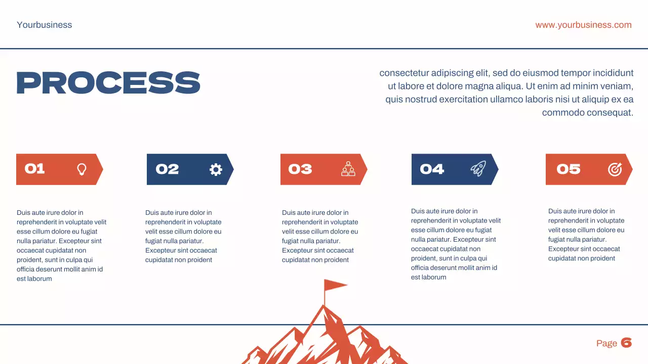 Orange Professional Business Presentation