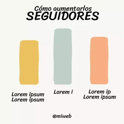 Material de clase Beige Basic Social Media Follower Tips Instagram Post