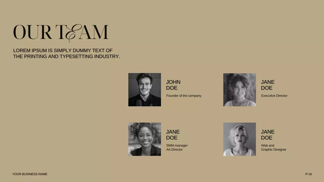 Beige Elegant Business Presentation