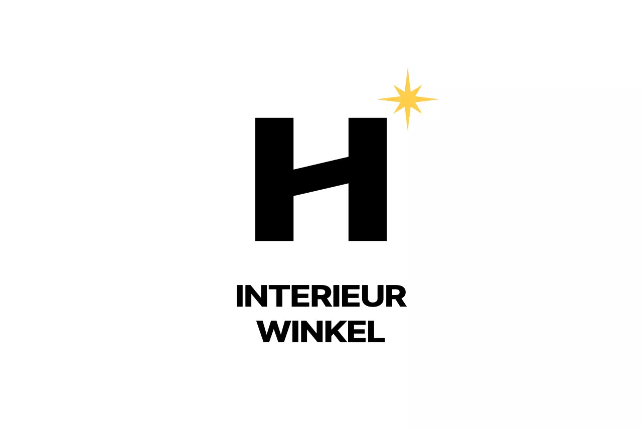 Interieurwinkel logo met een modern letter H symbool