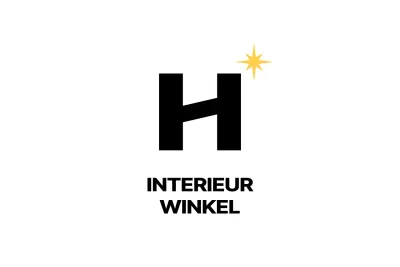 Interieurwinkel logo met een modern letter H symbool