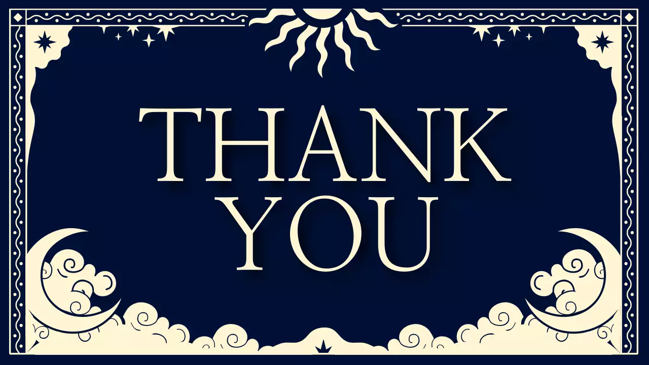 Navy Vintage Astrology Presentation