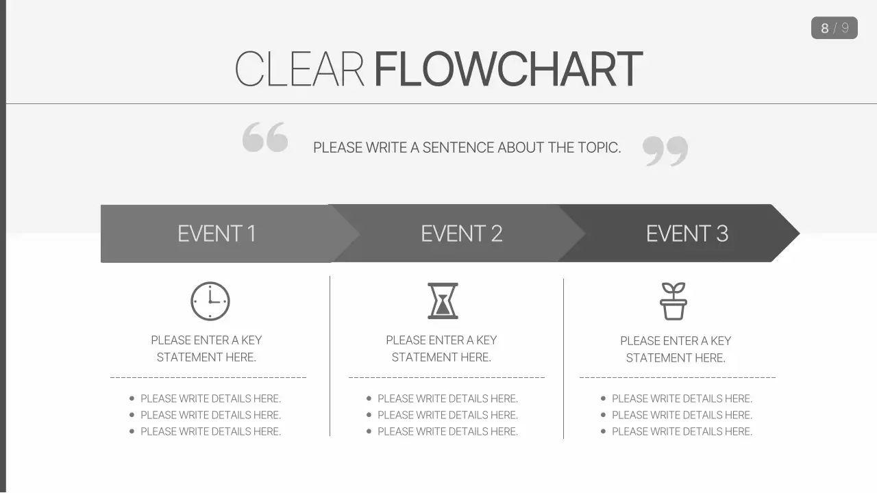 회색 미니멀 비즈니스 프레젠테이션