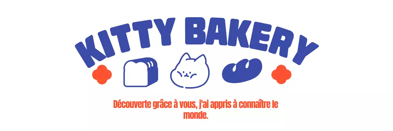 Concevez un joli sac à provisions de boulangerie avec un adorable personnage de chat.