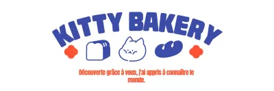 Concevez un joli sac à provisions de boulangerie avec un adorable personnage de chat.