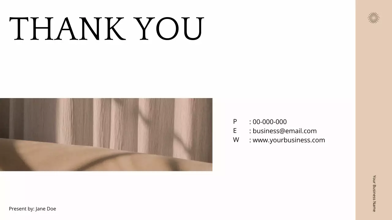 Beige Minimal Business Presentation