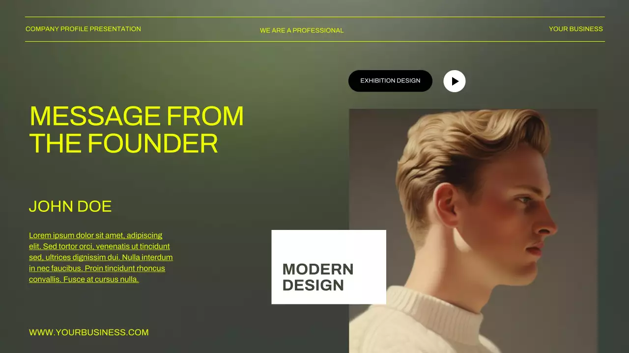 Green Modern Business Presentation