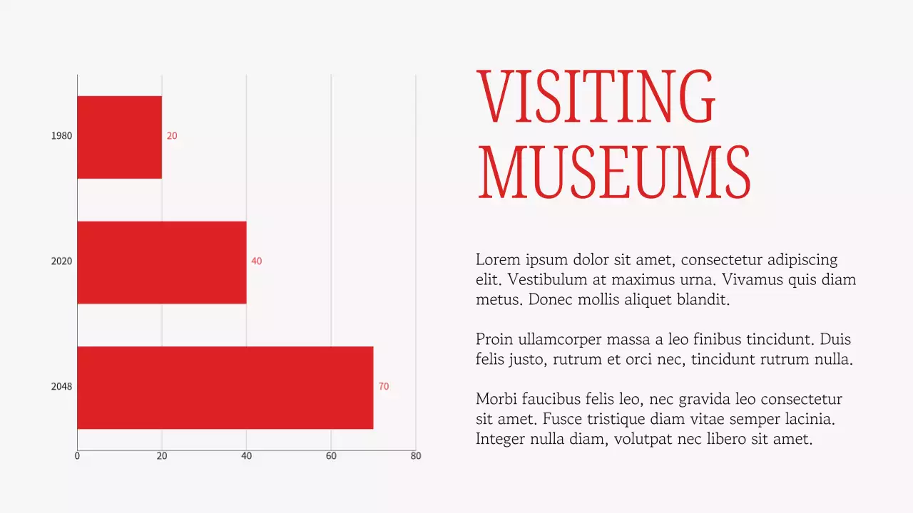 Red Classic Art Exhibition Presentation