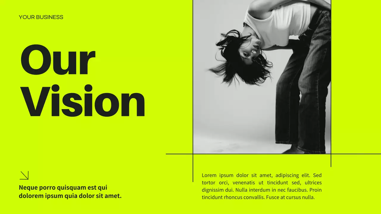 Yellow Bold Business Advertisement Presentation