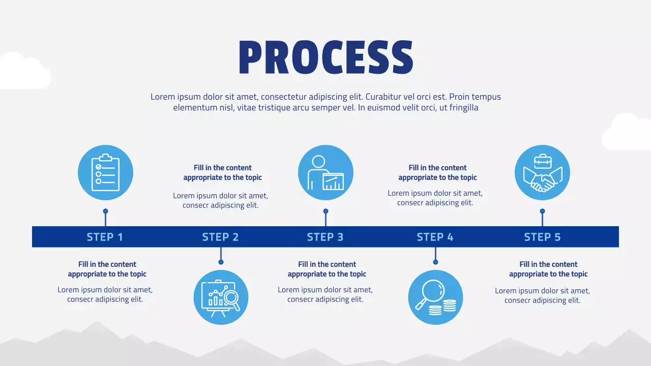 Blue Modern Goal Guide Presentation