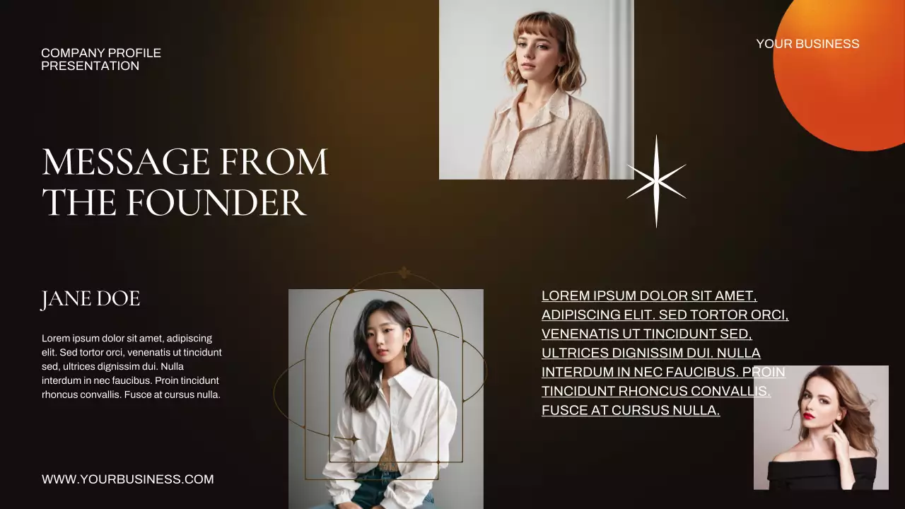 Orange Modern Business Presentation