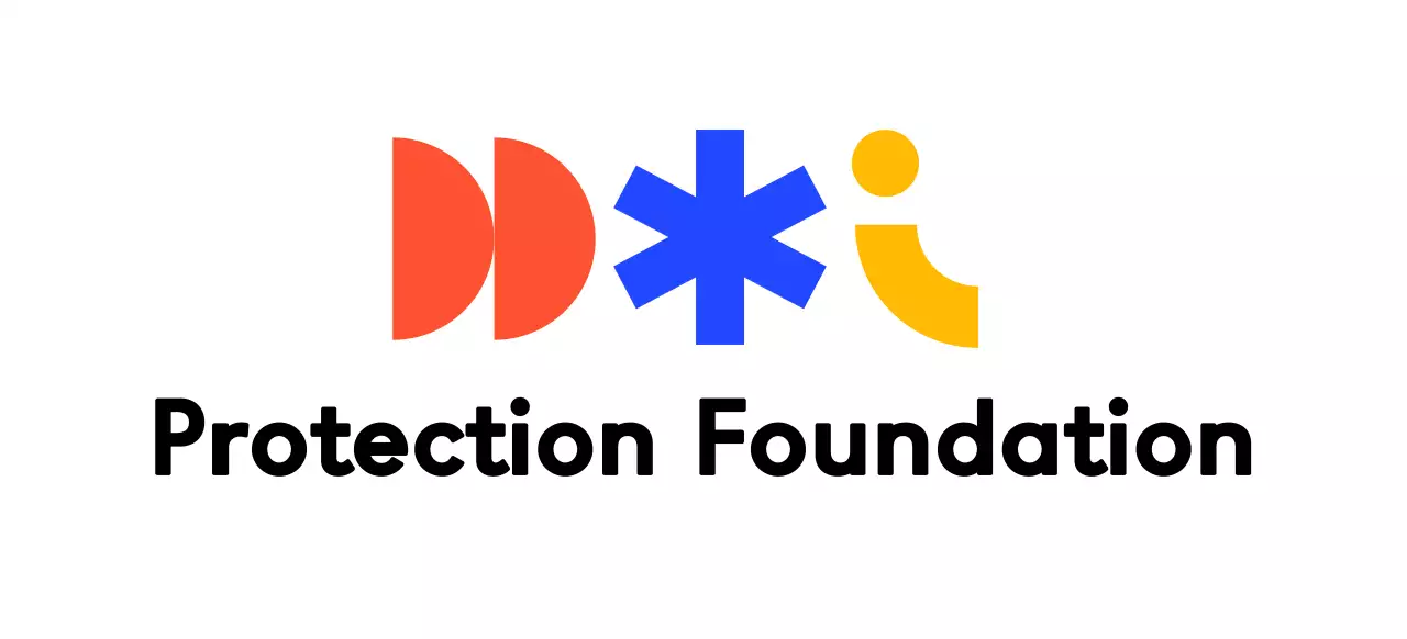 다양한 도형모양을 활용한 컬러풀한 기관 로고