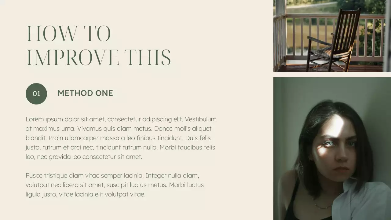 Presentasi Kuliah Psikologi Minimalis Hijau