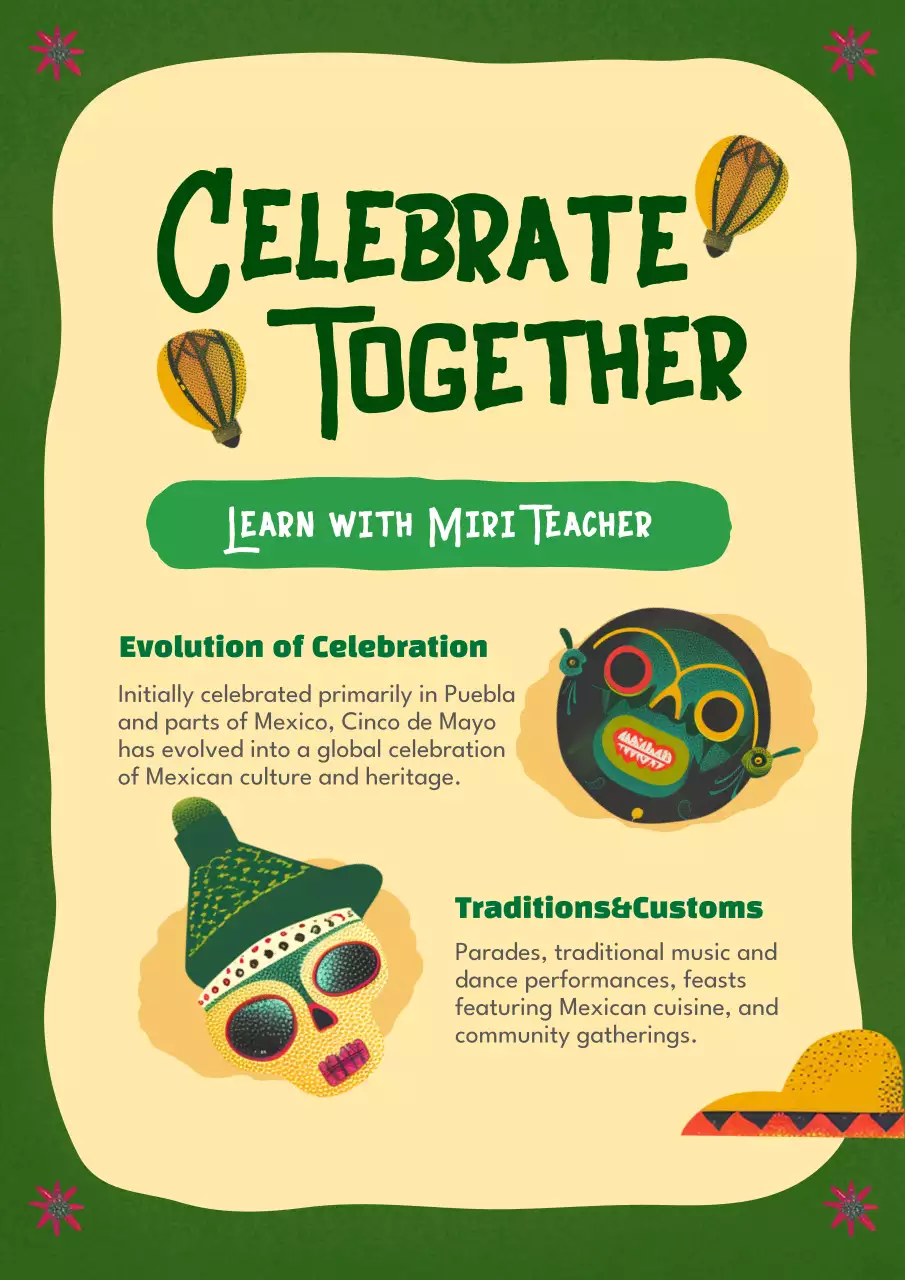 Beige Traditional Spanish Event Promotion Poster