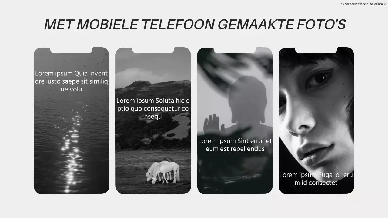 Beige en Grijs Moderne Esthetische Fotocollage Promotie