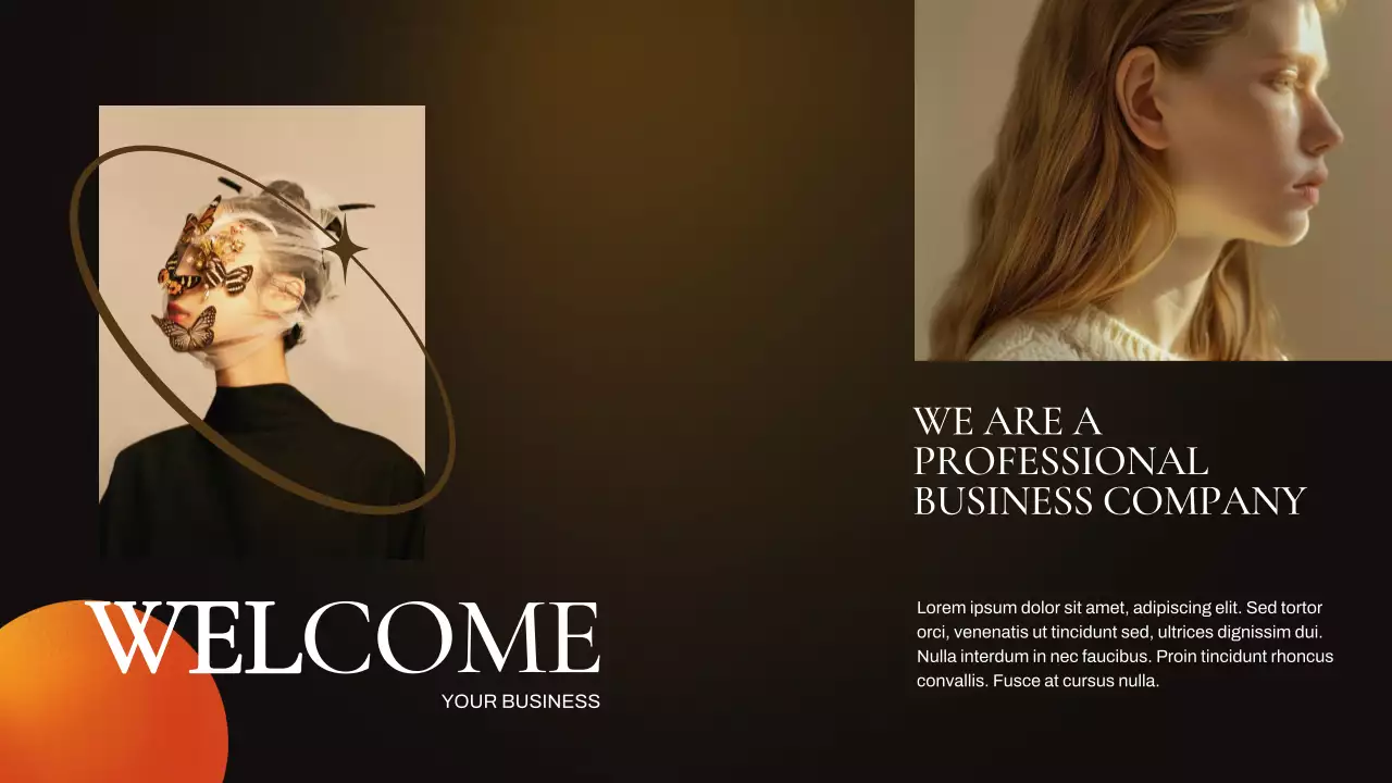 Orange Modern Business Presentation