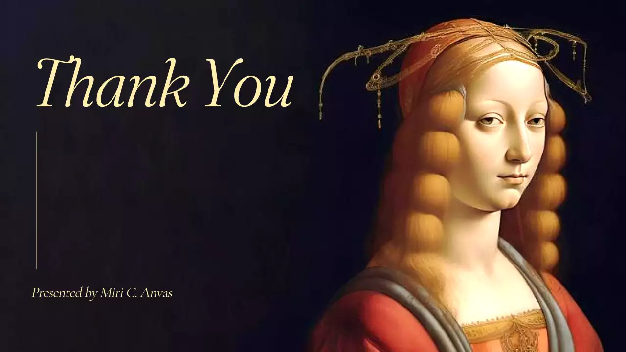 Beige Classical Art Presentation