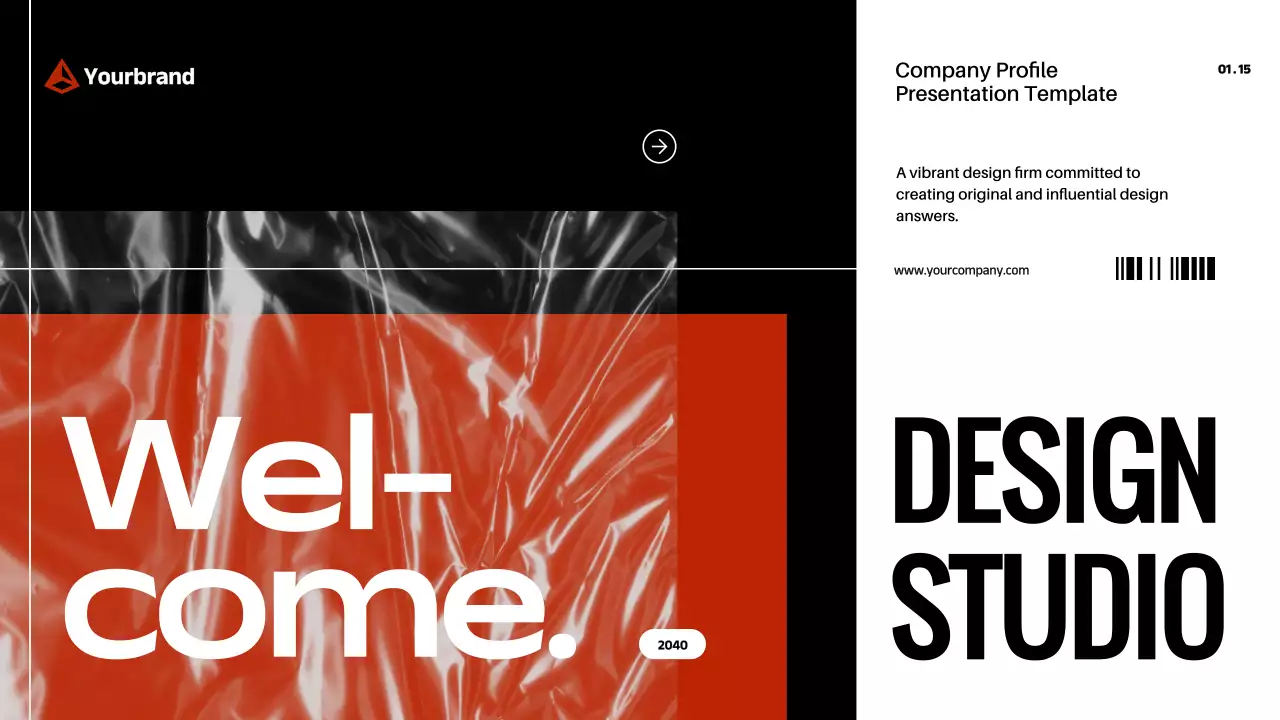 Red Modern Design Presentation
