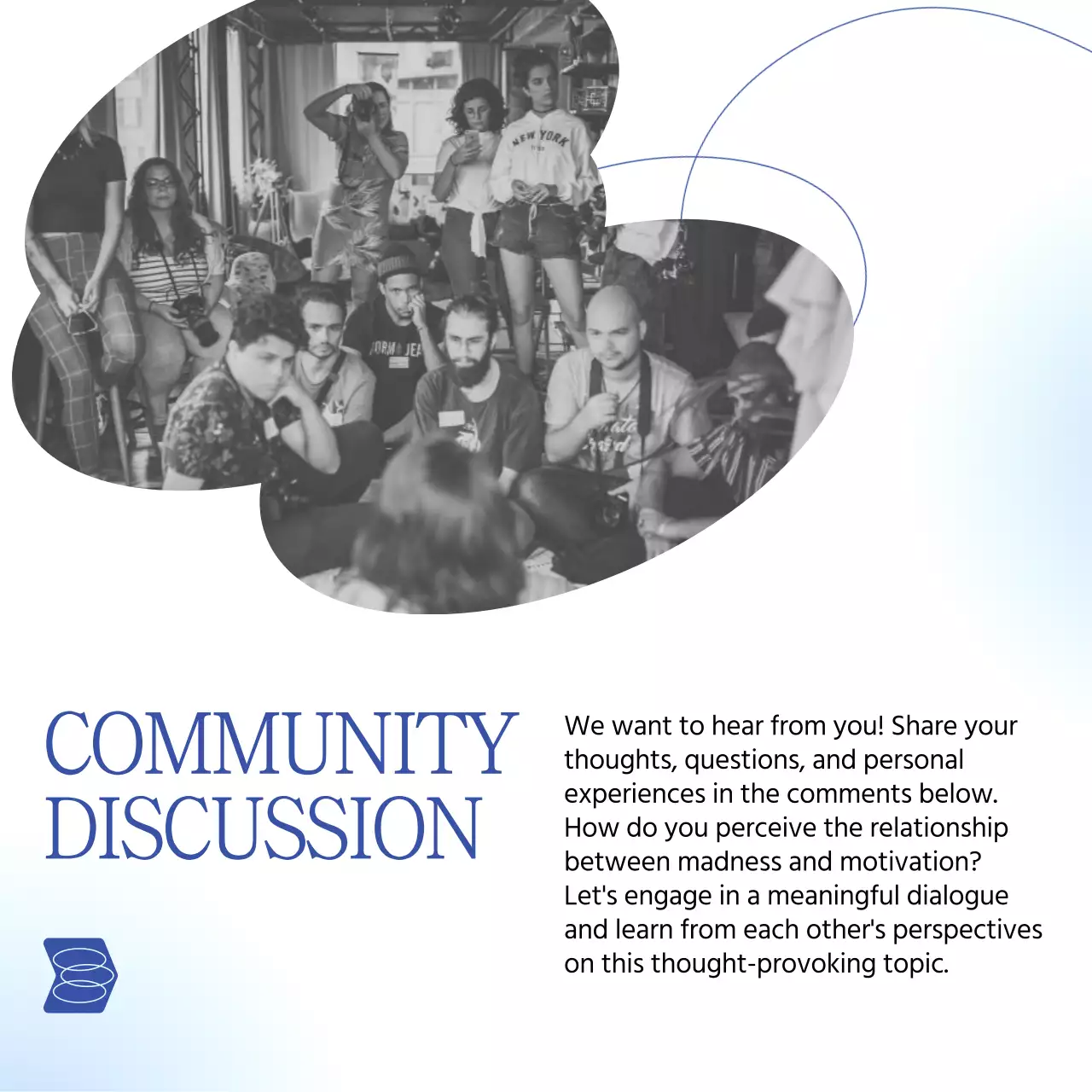 Blue Modern Neuroscience Presentation Social Media Post