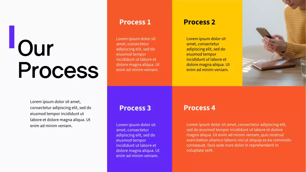 Colourful Modern Business Profile Document Presentation
