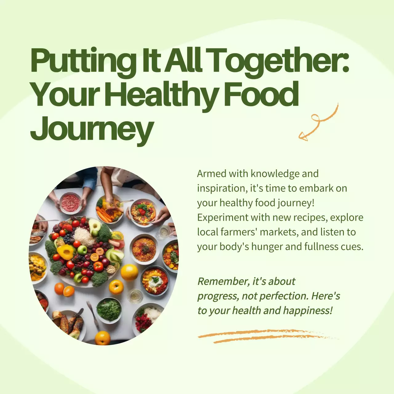 Green Modern Health Promotion Social Media Post