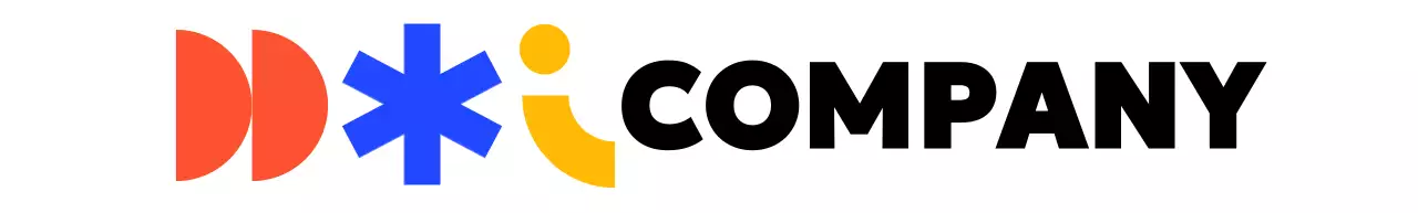 다양한 도형모양을 활용한 컬러풀한 기관 로고