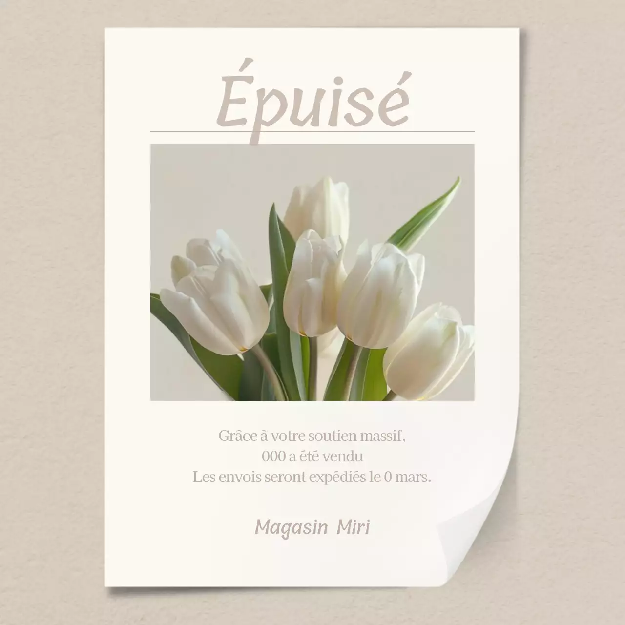 Un hall d'entrée de centre commercial simple et émotionnel en beige et ivoire Tableau d'affichage