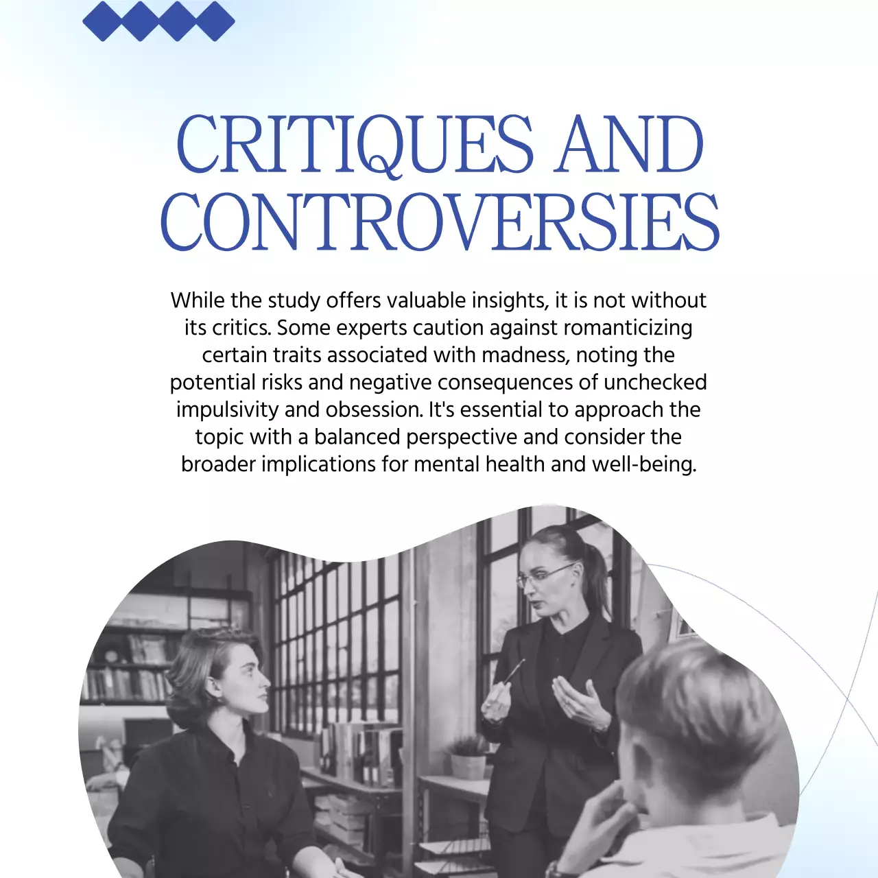 Blue Modern Neuroscience Presentation Social Media Post