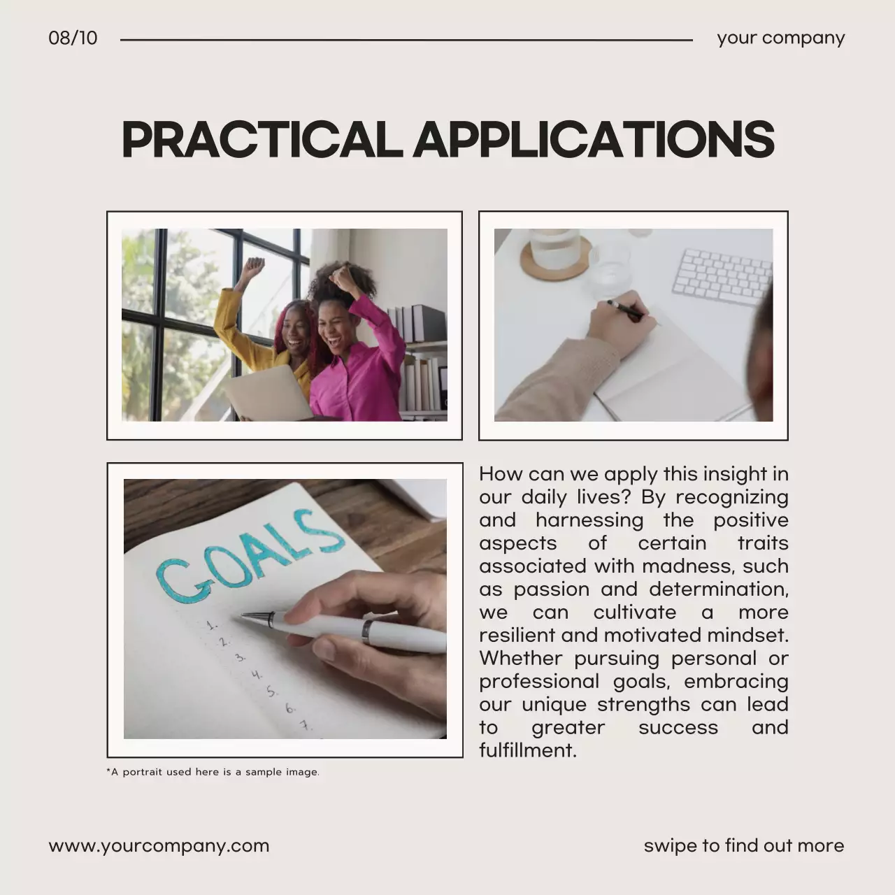 Grey Modern Neuroscience Newsletter Social Media Post