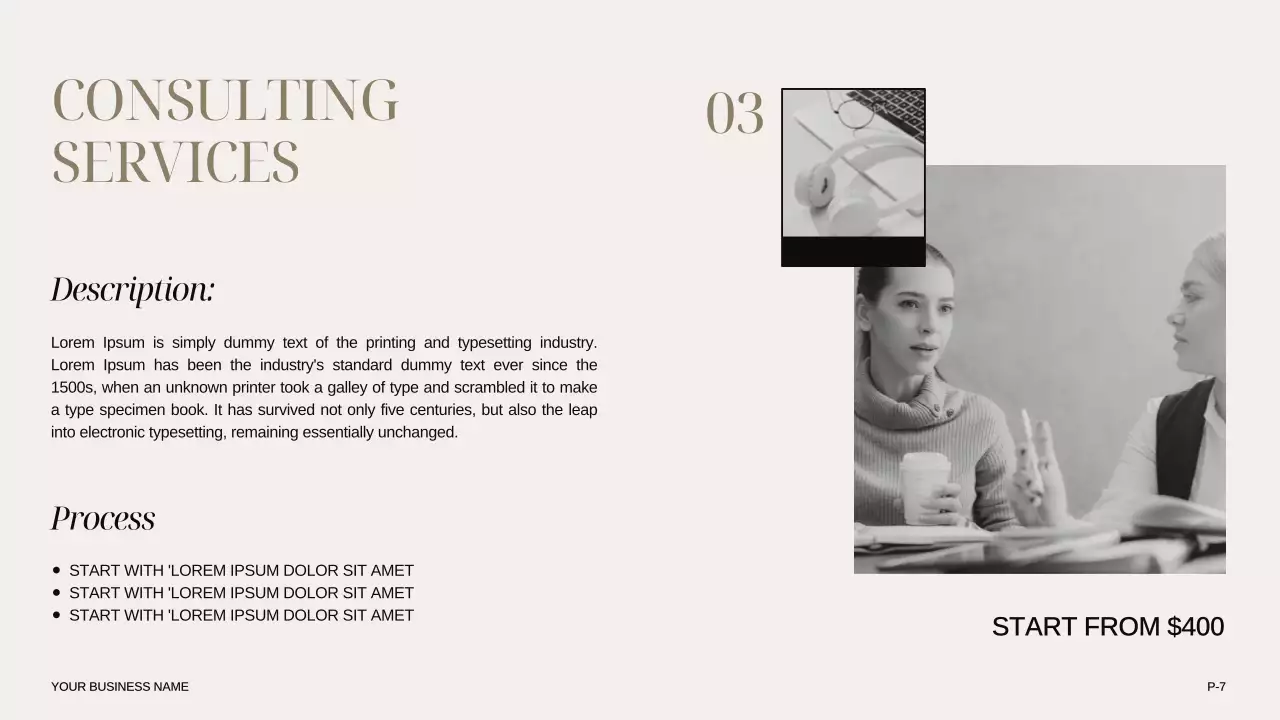 Beige Elegant Business Presentation