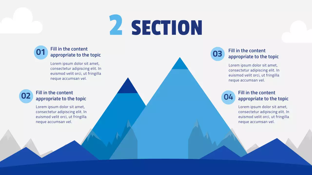 Blue Modern Goal Guide Presentation