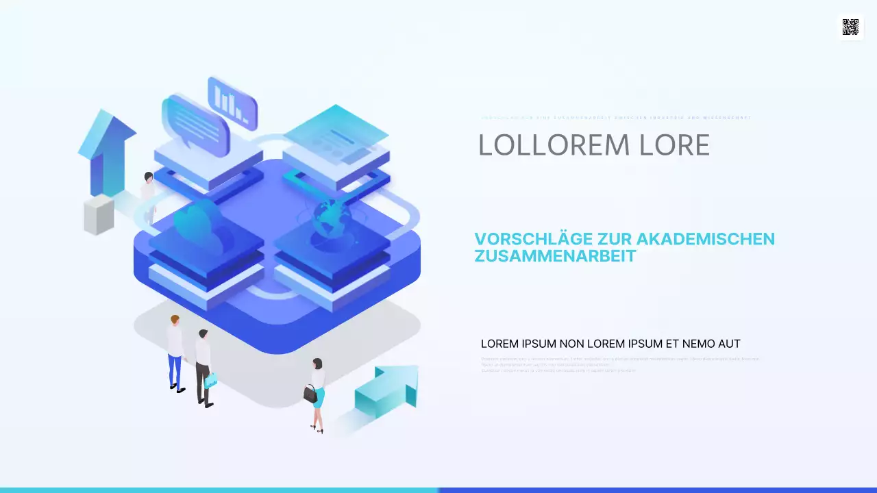 Trendiger Vorschlag zur Zusammenarbeit in Blau und Hellblau